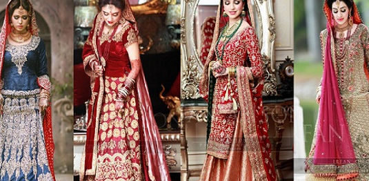 Best Bridal Barat Dresses Color Combinations Ideas in Pakistan