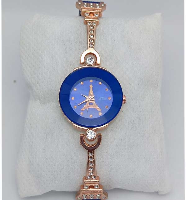 Beautiful Girls Eiffel Tower Bracelet Watch (ZV:10348)