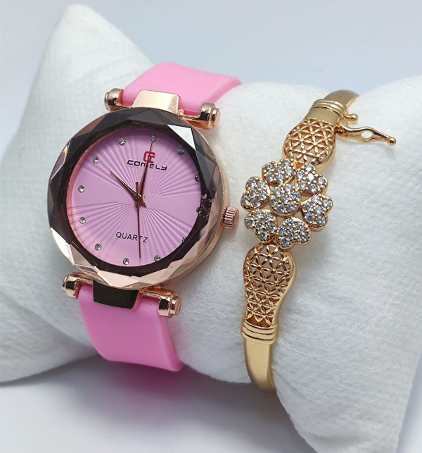 Bracelet Design Rose gold and White Strap Analog Watch For Girls - Daraz  India-seedfund.vn
