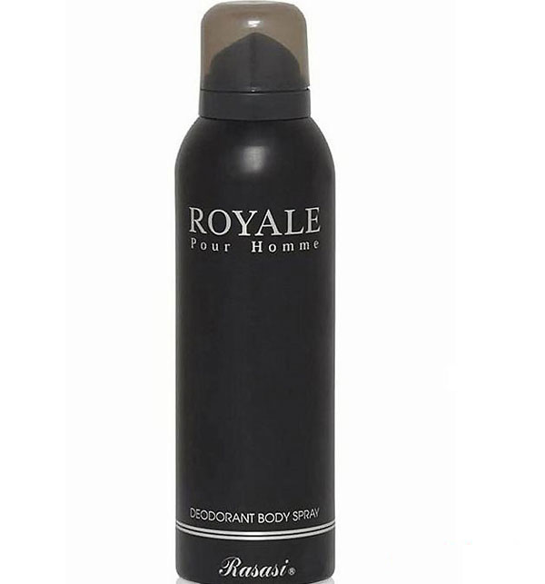 Rasasi Royale Pour Homme Deodorant Body Spray for Men, 200ml