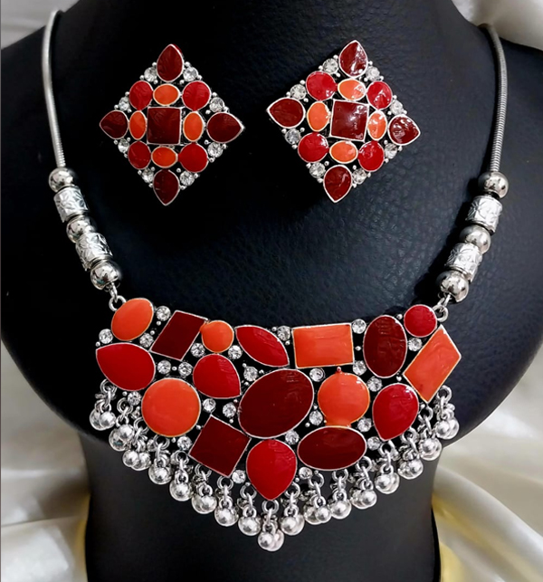 Turkish Antique Choker Set With Earrings