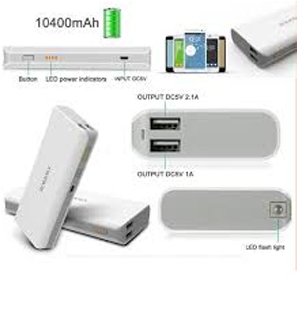 Power Bank 10400 MaH Sense 4 With Dual USB Ports Gallery Image 2