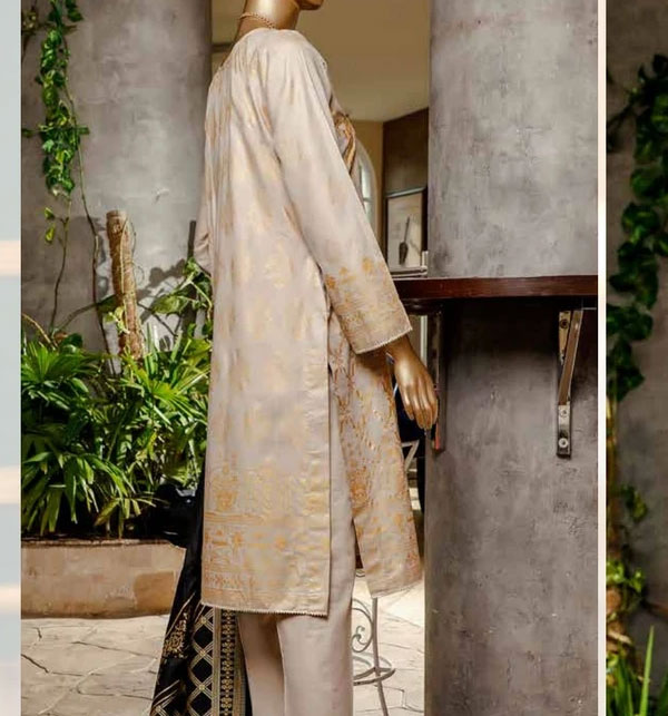 Printed Banarsi Lawn Collection 2020 With Lawn Dupatta (MBP-08) (Unstitched) Gallery Image 1