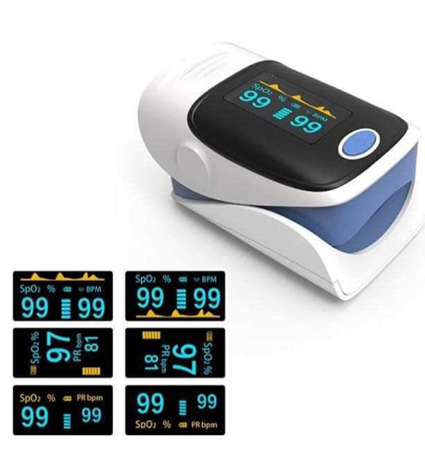 Finger Pulse Oximeter, OLED Display SPO2 Blood Oxygen Saturation Monitor Gallery Image 3