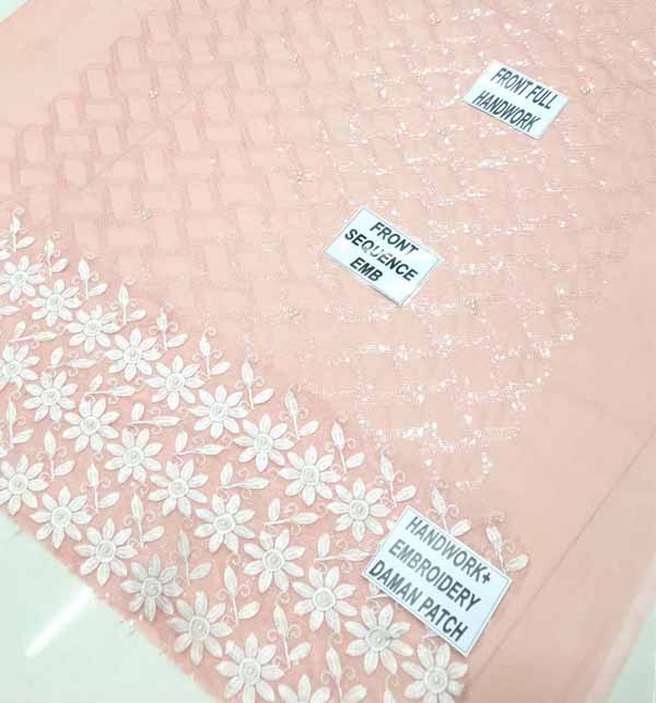 Lawn Sequence Heavy Embroidery Suit Emb Trouser (DRL-704)