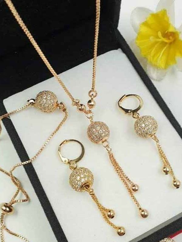 Zircon Style Jewelry Combo Set Design (ZV:1652)