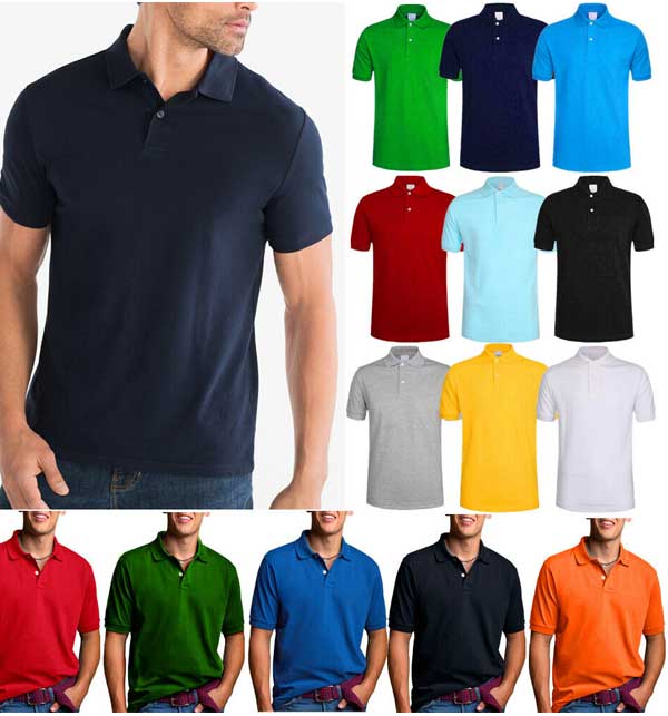 Pack of 3 Polo T Shirts For Men of Your Choice (DT-24) Gallery Image 1