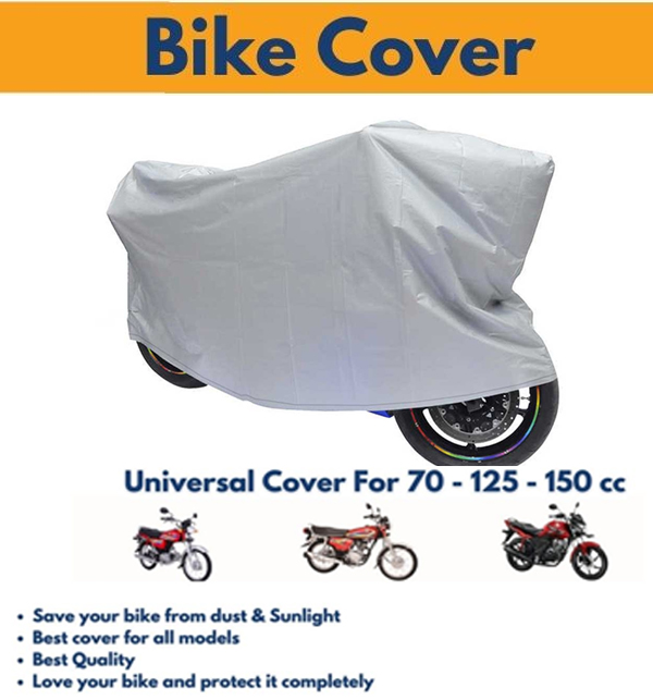 Universal Double Coated Waterproof Bike Cover, Scratch & Dust Proof Bike Parking Cover, Top Cover Gallery Image 1