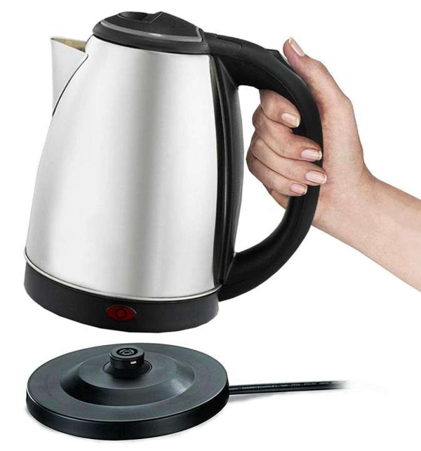 Stainless Steel Electric Kettle (2.0 Litre) Hot Water Kettle For Office & Home Gallery Image 2