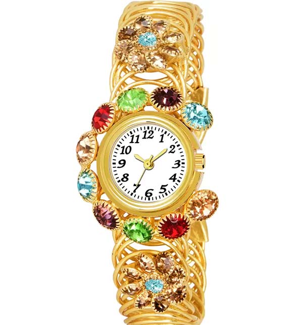 Beautiful Bracelet Jewellery Watch For Ladies (BH-77) Gallery Image 1
