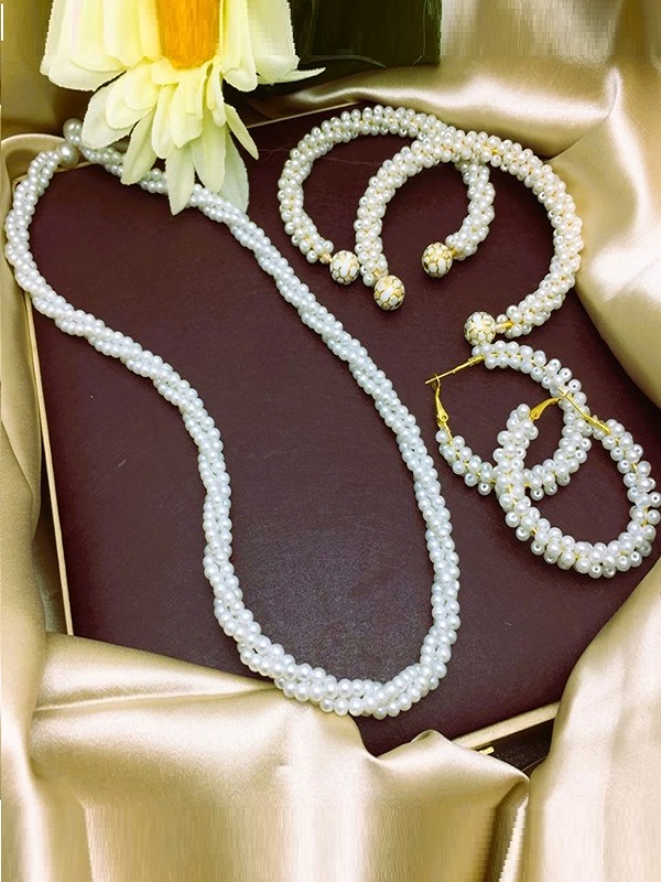 Pearl Mala Combo Set (ZV:5566)