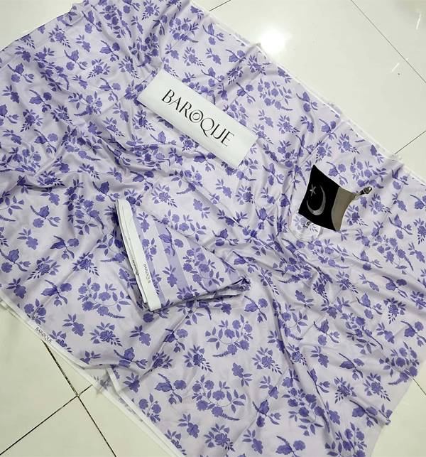 2 PCs Digital Printed Lawn Dress Trouser + Shirt (UnStitched) (DRL-1486)	