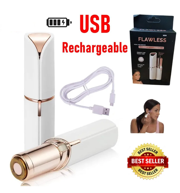 Rechargeable Flawless Hair Removal Machine for Women Painless Facial Hair Remover Ladies Shaver Trimmer for Women Gallery Image 2