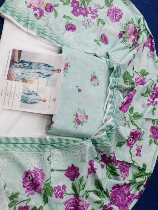 Banadora Printed Lawn Dress With Airjet Printed Lawn Dupatta (Unstitched) (DRL-2291)	