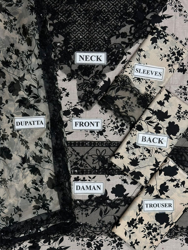 Digital Printed Lawn Dress With Chiffon Printed Dupatta (Unstitched) (DRL-2321)	