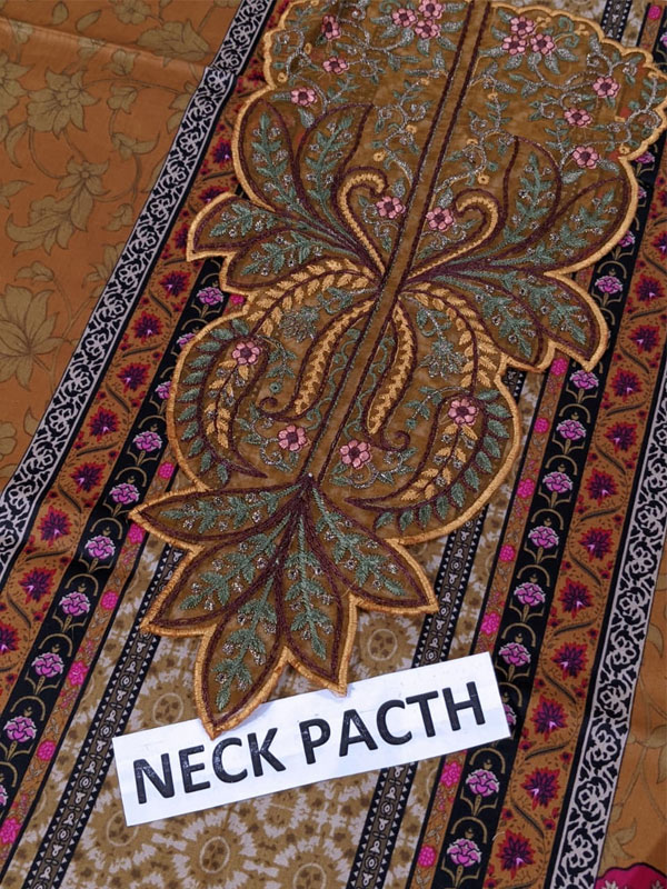 Digital Printed Lawn Embroidered Dress With Chiffon Embroidered Dupatta (Unstitched) (DRL-2354)