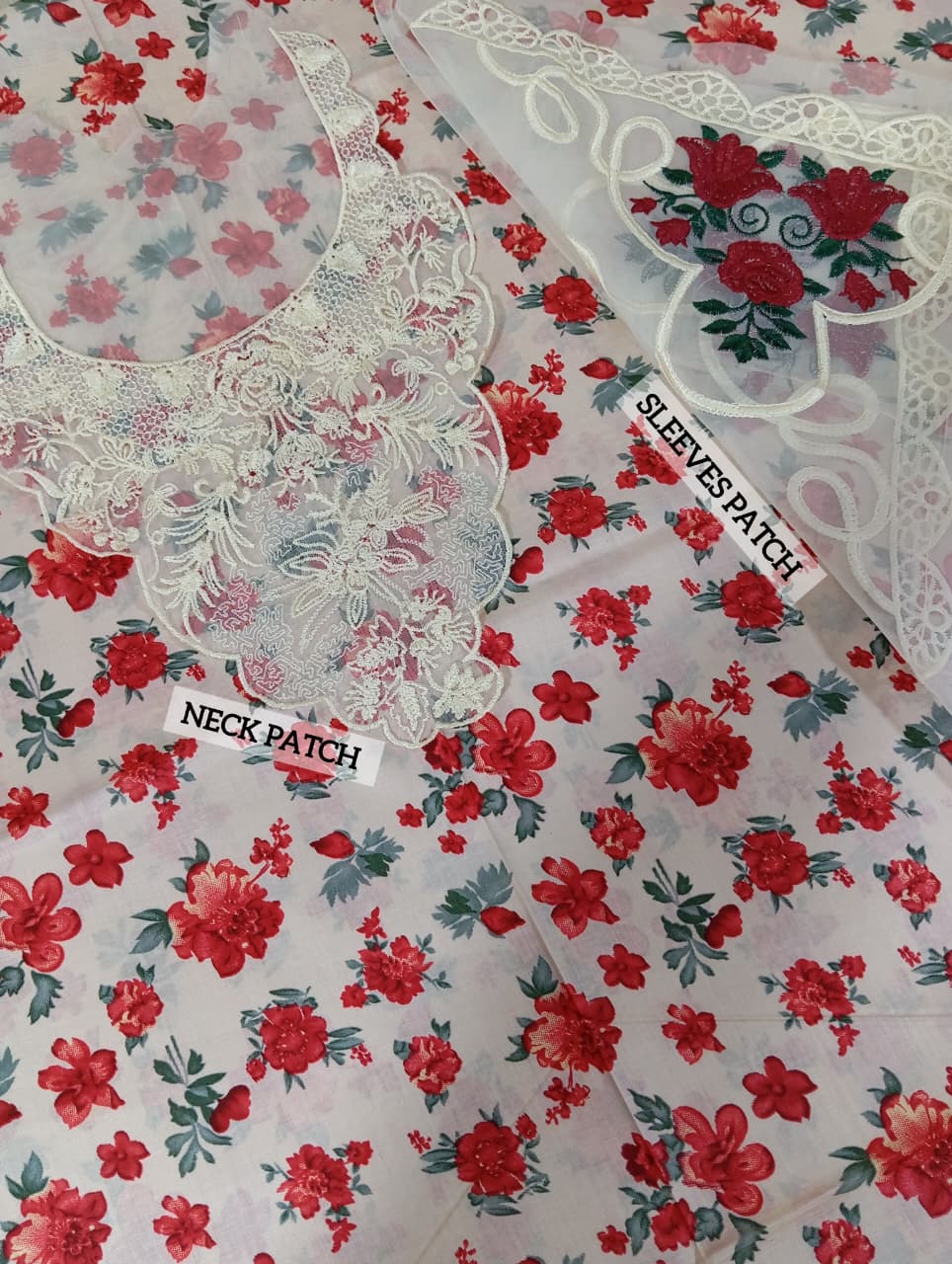 Digital Printed Lawn Embroidered Dress With Printed 4-Sided Chiffon Dupatta (Unstitched) (DRL-2358)