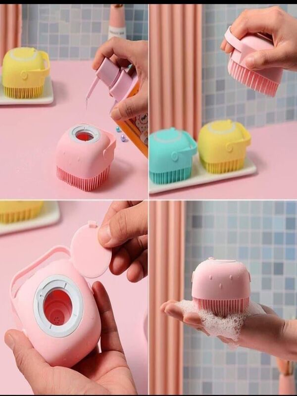 Silicone Bath Brush with Box Packing