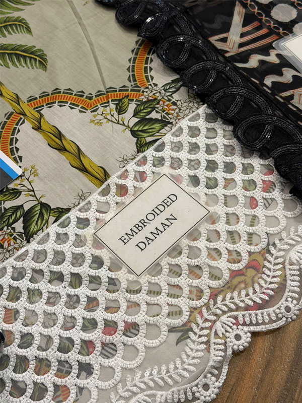 Maria.B MPrints Embroidered Lawn Unstitched 3Pc Suit  (DRL-2409)