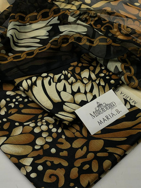 3 PCs Digital Printed Lawn Dress With Printed Lawn Dupatta (Unstitched) (DRL-2427)