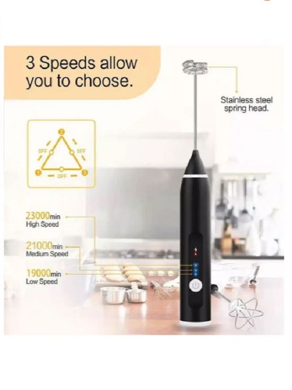 Electric Milk Frother | Mini Coffee & Egg Beater