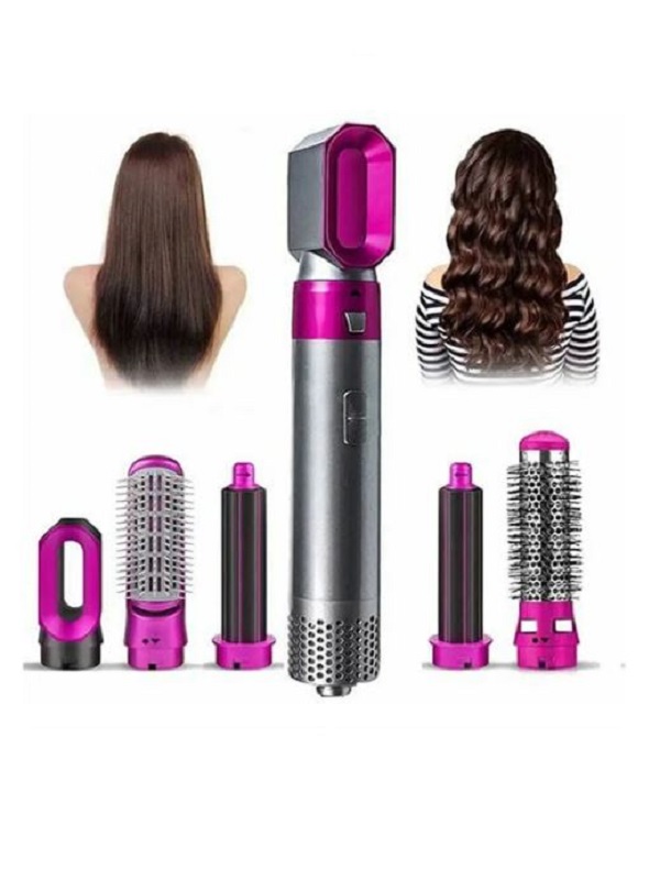 5-In-1 Multifunctional Hot Air Styler | Hair Dryer, Hair Straightener, Hair Curler, Hair Styling Brush