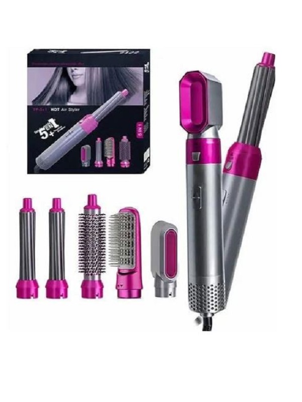 5-In-1 Multifunctional Hot Air Styler | Hair Dryer, Hair Straightener, Hair Curler, Hair Styling Brush