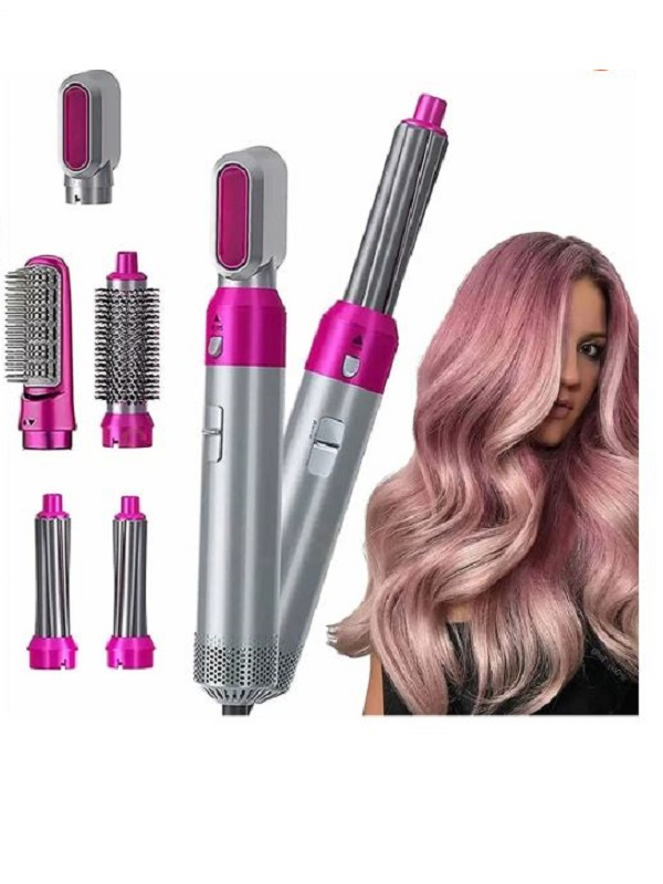 5-In-1 Multifunctional Hot Air Styler | Hair Dryer, Hair Straightener, Hair Curler, Hair Styling Brush