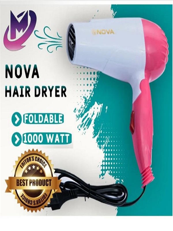 Nova Foldable Hair Dryer | Compact Travel Hair Dryer