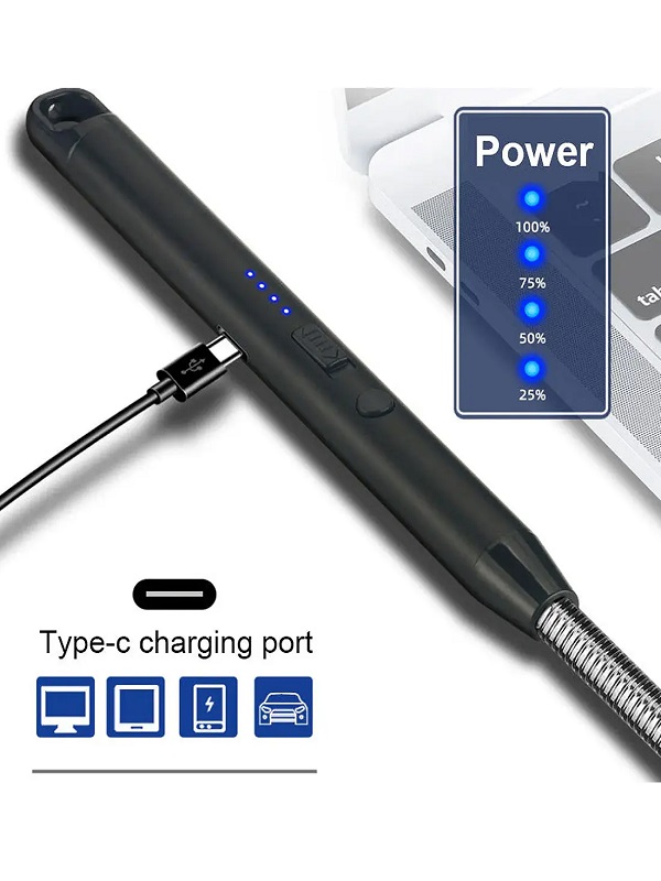 Electric Kitchen Lighter USB Rechargeable for Gas Stove