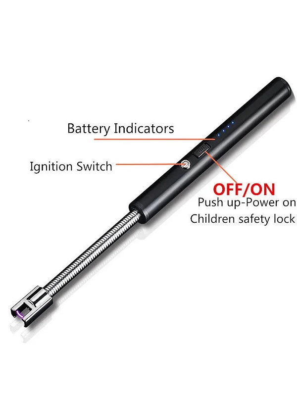 Electric Kitchen Lighter USB Rechargeable for Gas Stove