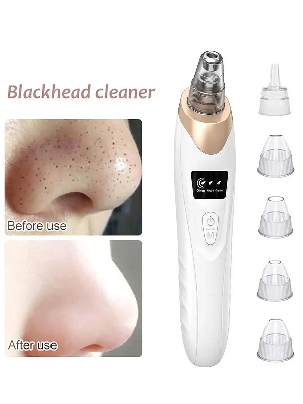 Blackhead Remover Rechargeable & Derma Suction Facial Cleansing Device