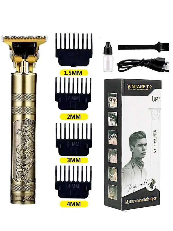 T9 Vintage professional Trimmer - Cordless Hair Clipper & Shaving Machine 