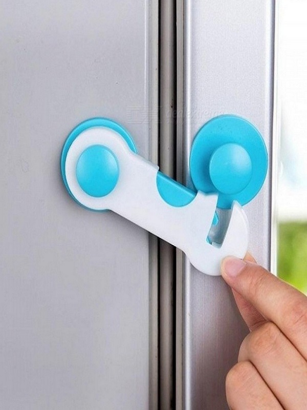 Pack Of 2 Child Baby Safety Locks Drawer Cabinets Fridge Locks Furniture Blockers Doors