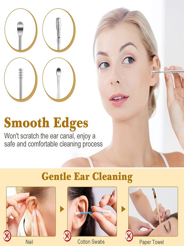 Earwax Removal Tool Kit | 6 Pcs Cleaning Ear Set