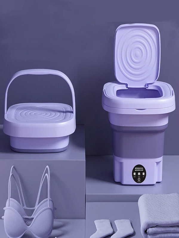 Foldable Electric Mini Washing Machine With Dryer