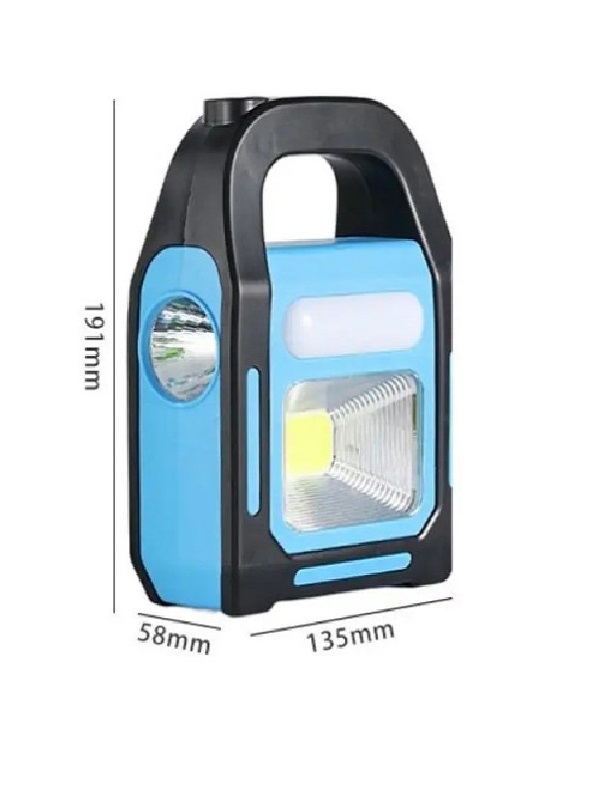 Hurry Bolt Solar Work Light Rechargeable Emergency Light