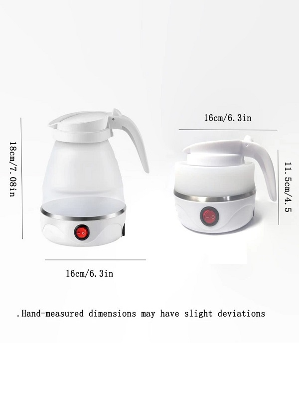 Folding Electric Kettle 600ML - Compact Travel Silicon Kettle