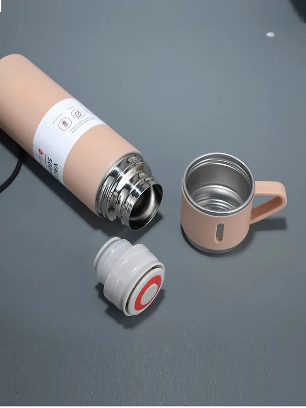 3 Cup Double-Layer Stainless Steel Vacuum Flask Travel Set 