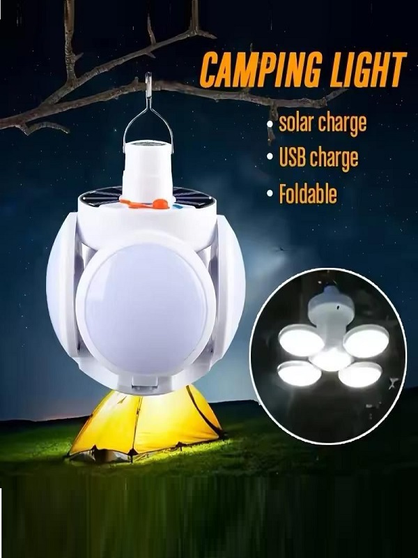 Solar 2 in 1 Charging Foldable Hanging Bulbs Light Price in Pakistan