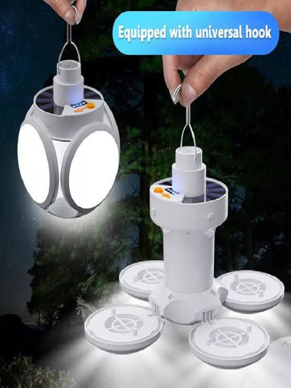 Solar 2 in 1 Charging Foldable Hanging Bulbs Light Price in Pakistan