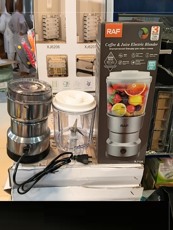 RAF 2 in 1 Coffee & Juice Electric Blender R.7126 Price in Pakistan