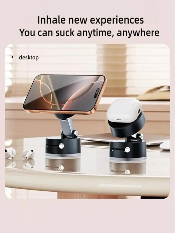 Car Mobile Holder - Vacuum Suction Cup Magnetic Bracket