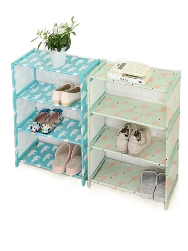 4 Layers Printed Shoe Rack