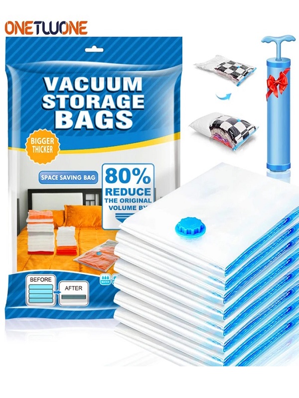 Reuseble Vaccum Storage Sealed Bags with Suction Pump