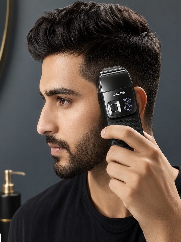 Daling DL-9300 2 in 1 7500RPM Speed Cordless Electric Shaver 