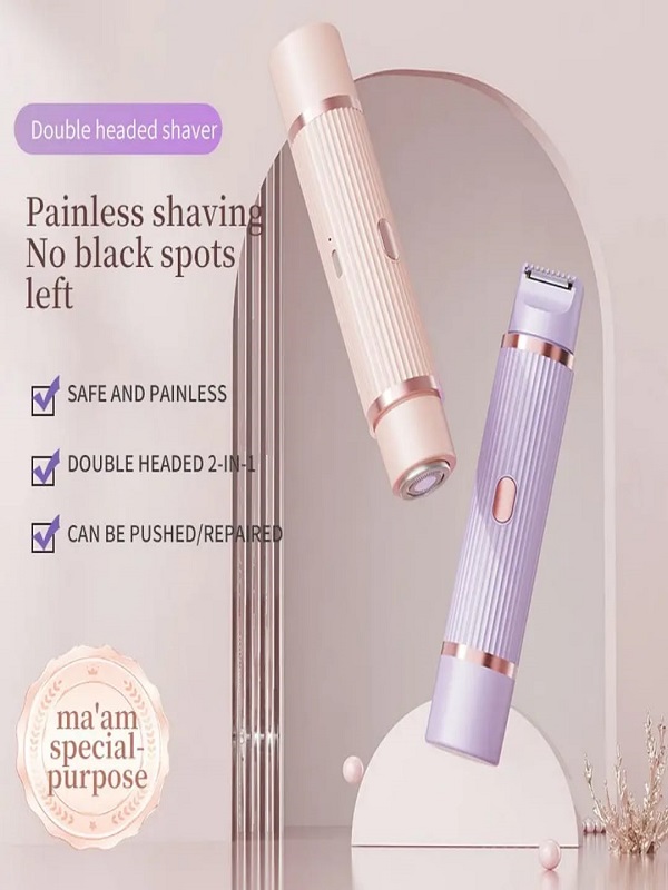 2 in 1 Dual Head Shaver Women | Electric Bikini Trimmer 
