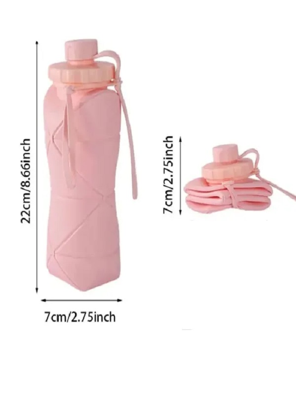 Silicone Folding Water Bottle – Collapsible, Leak-Proof & Travel-Friendly