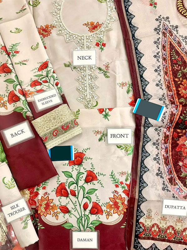 Trendy Embroidered Silk Modern Kaftan Dress – For Formals & Party Wear (CHI-1136)