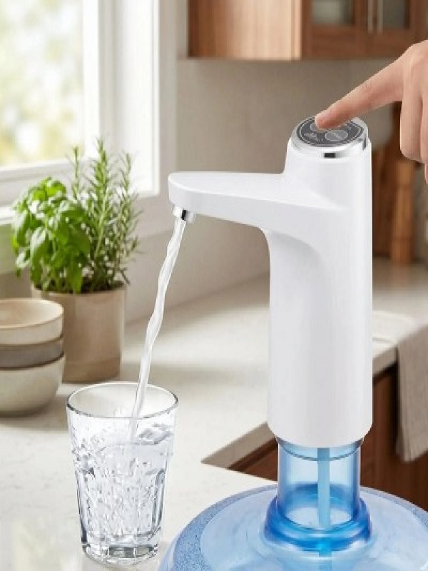 Portable Electric Water Bottle Dispenser Pump – USB Rechargeable, Smart & Hygienic